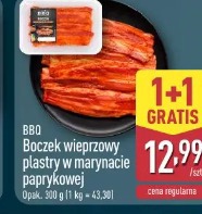 BBQ Boczek wieprzowy plastry w marynacie paprykowej