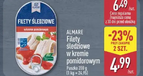 Almare Filety śledziowe w kremie pomidorowym