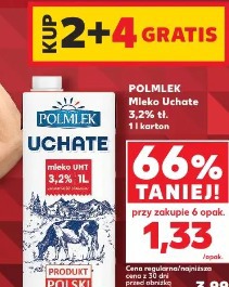 Polmlek mleko UHT Uchatę 3,2%