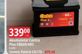 Akumulator Centra Plus CB620/602 Exide