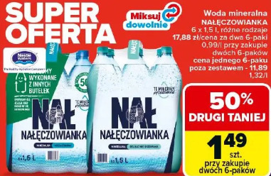 Nałęczowianka woda mineralna NESTLÉ