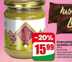 Krem pistacjowy 45% La Dolce Vita