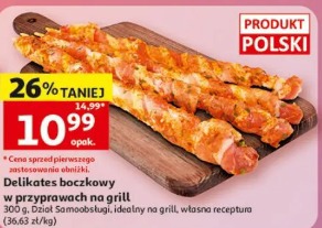 Delikates boczkowy w przyprawach na grill