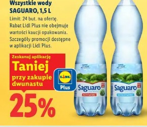 Wszystkie wody SAGUARO, 1,5 L