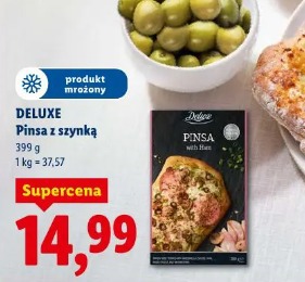 Deluxe Pinsa z szynką