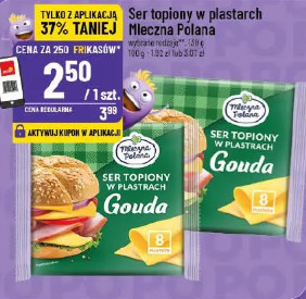 Ser topiony w plastrach Mleczna Polana