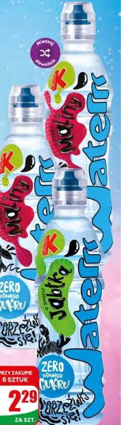Kubuś Waterrr napój niegazowany o smaku jabłka