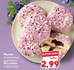 Pączek z nadzieniem jagodowym