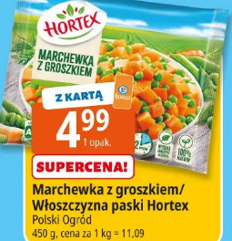 Marchewka z groszkiem/Włoszczyzna paski Hortex Polski Ogród
