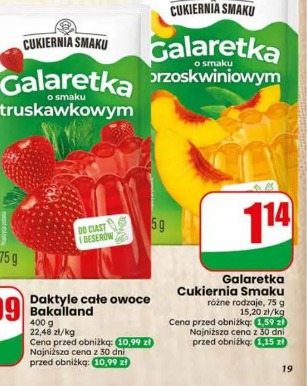 Cukiernia Smaku galaretka brzoskwiniowa
