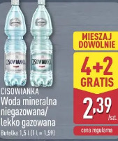 Cisowianka Woda mineralna niegazowana/lekko gazowana