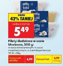 Filety śledziowe w sosie Marinero