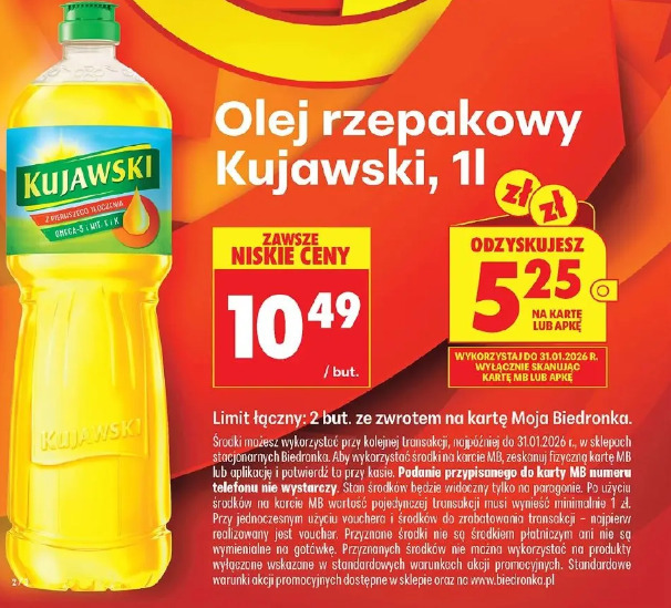 Olej rzepakowy Kujawski