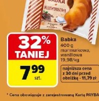 Babka marmurkowa, waniliowa