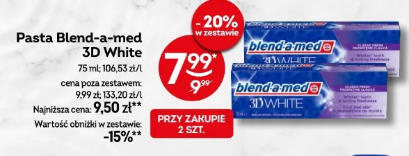 Pasta Blend-a-med 3D White