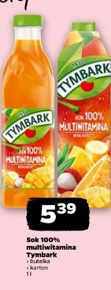 Sok 100% multiwitamina Tymbark