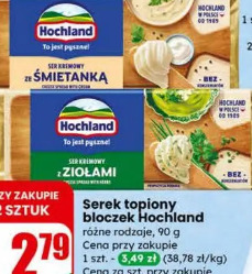 Serek topiony bloczek Hochland