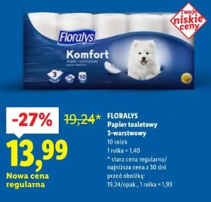 Regina Papier toaletowy rumiankowy, 3-warstwowy