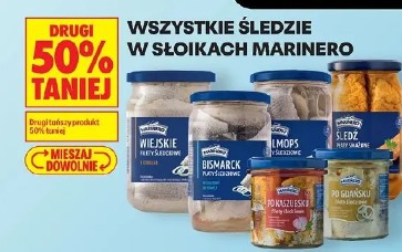 Wszystkie śledzie w słoikach Marinero