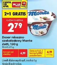 Deser mleczno-czekoladowy Monte Zott