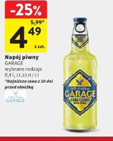 Napój piwny Garage