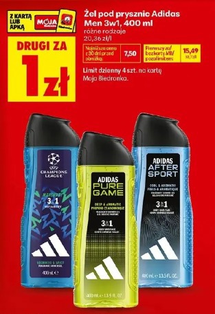Żel pod prysznic Adidas Men 3w1