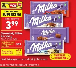 Czekolady Milka, 85-100 g