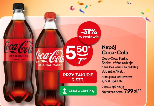 Napój Coca-Cola
