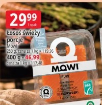 Łosoś świeży porcje Mowi
