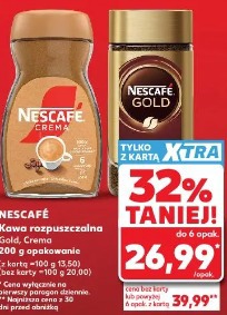 Nescafé kawa rozpuszczalna Gold, Crema