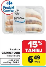 Sandacz CARREFOUR filet ze skórą