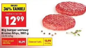Big burger wołowy Kraina Mięs