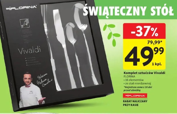 Komplet sztućców Vivaldi FLORINA