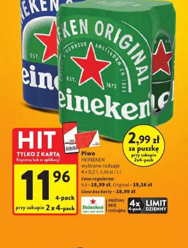 Piwo Heineken