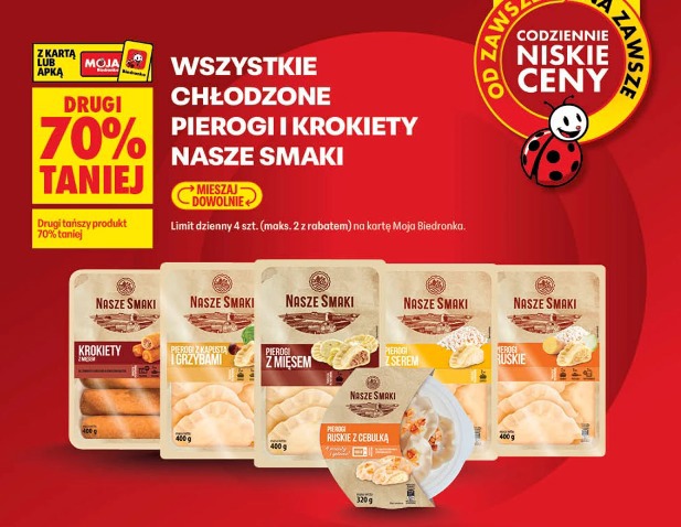 Wszystkie chłodzone pierogi i krokiety Nasze Smaki