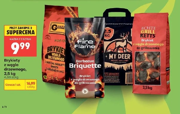 Brykiety z węgla drzewnego do grillowania