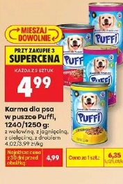 Karma dla psa w puszce Puffi, 1240/1250 g