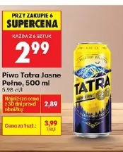 Piwo Tatra Jasne Pełne