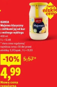 Kania Majonez klasyczny z żółtkami jaj od kur z wolnego wybiegu
