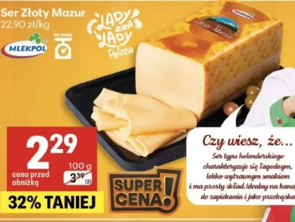 Ser Złoty Mazur Mlekpol