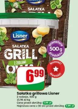 Sałatka grillowa Lisner z ziołami