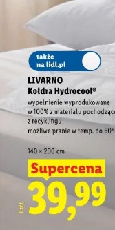 Livarno Kołdra Hydrocool