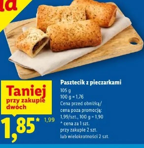 Pasztecik z pieczarkami