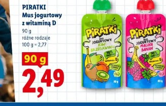 PIRATKI Mus jogurtowy z witaminą D