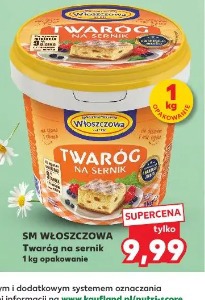 Twaróg na sernik SM Włoszczowa
