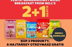 Płatki śniadaniowe i musli Breakfast from Bell's