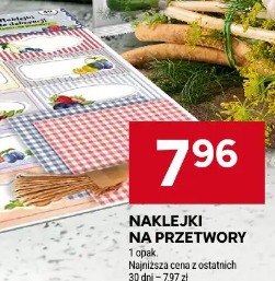 Naklejki na przetwory