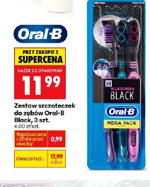 Zestaw szczoteczek do zębów Oral-B Black