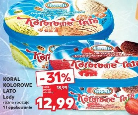 Koral Kolorowe lato Lody
