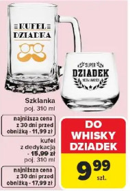 Szklanka kufel z dedykacją